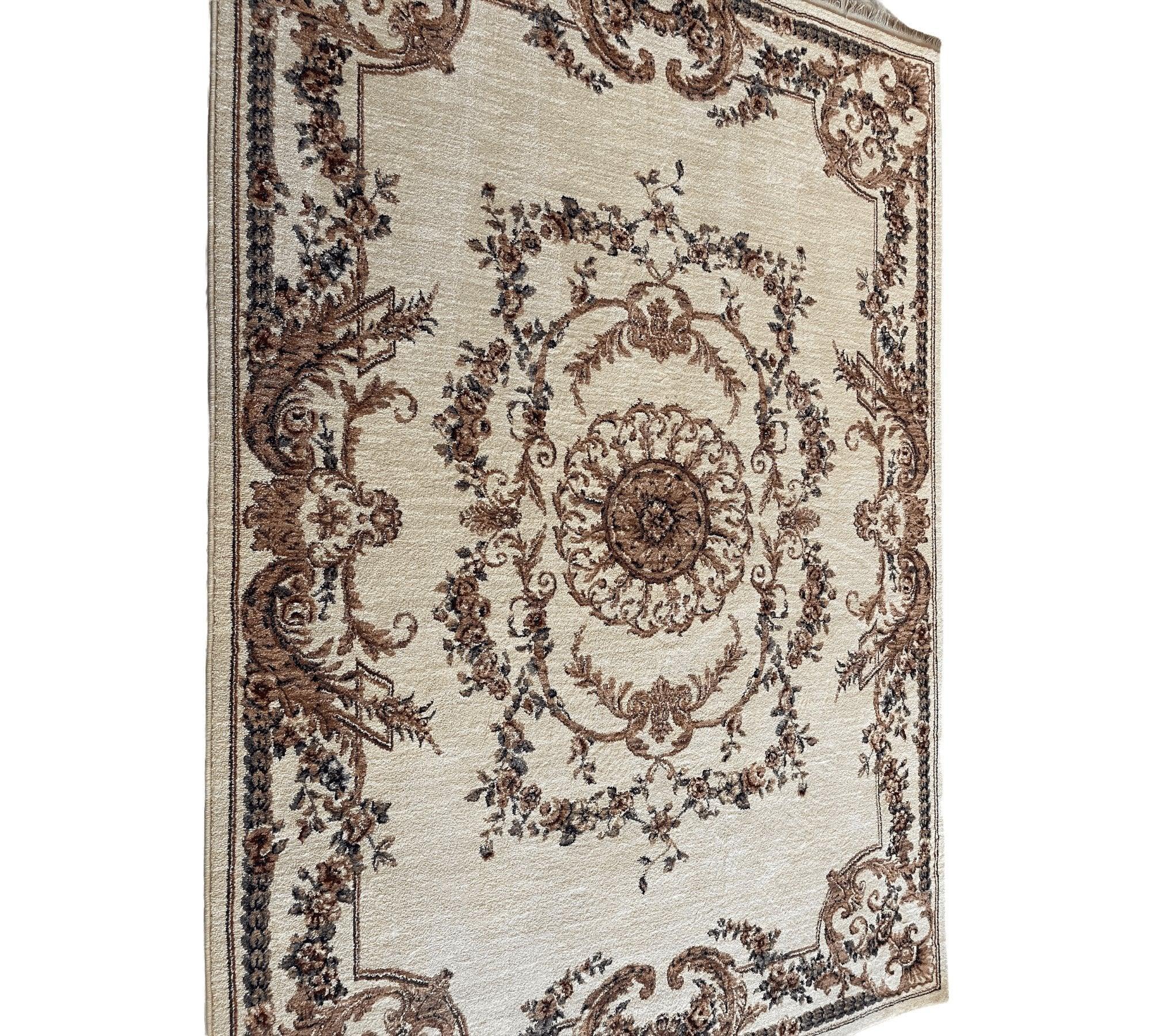 Shaw Super Louis Philip Aubusson Area Rug 5’3”x7’6”