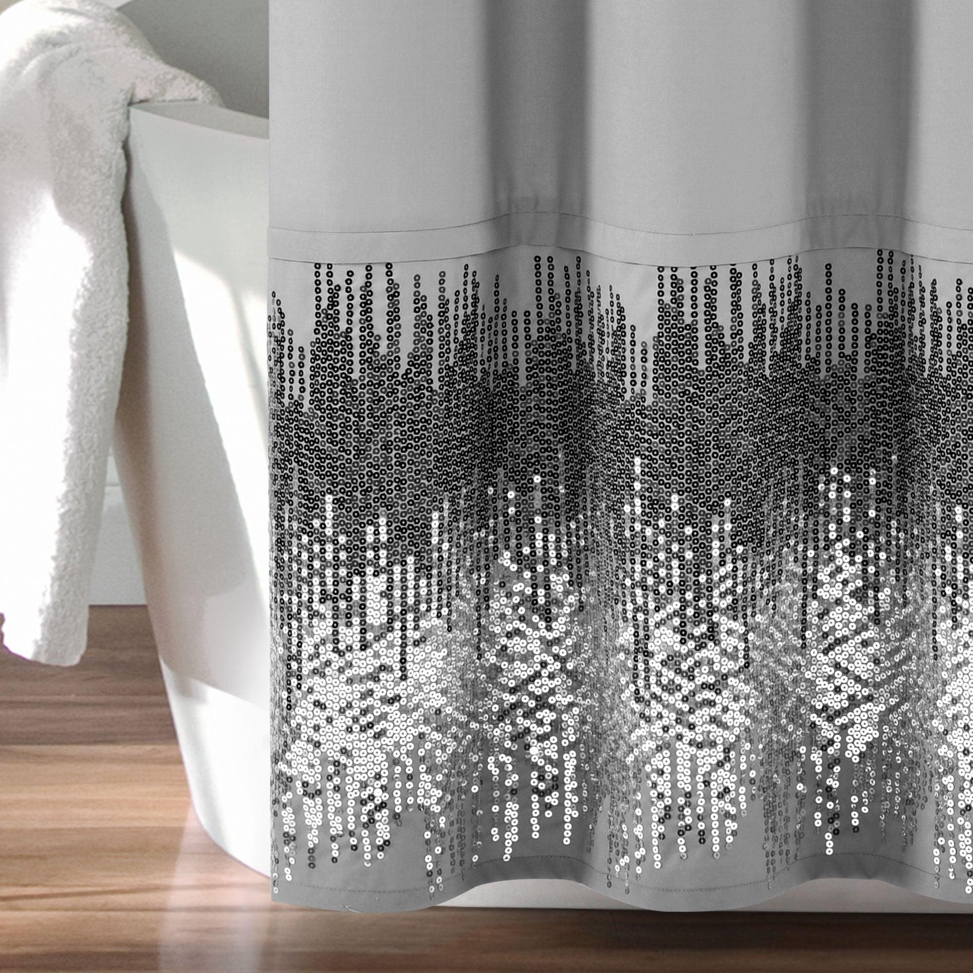 Shimmer Sequins Shower Curtain