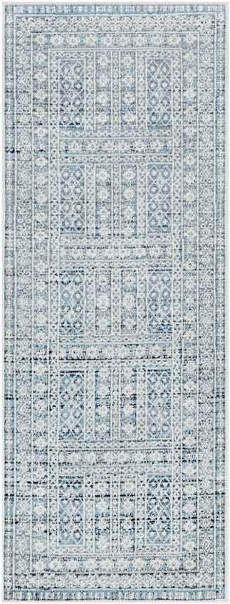 St Leon Global Sky Blue Washable Area Rug