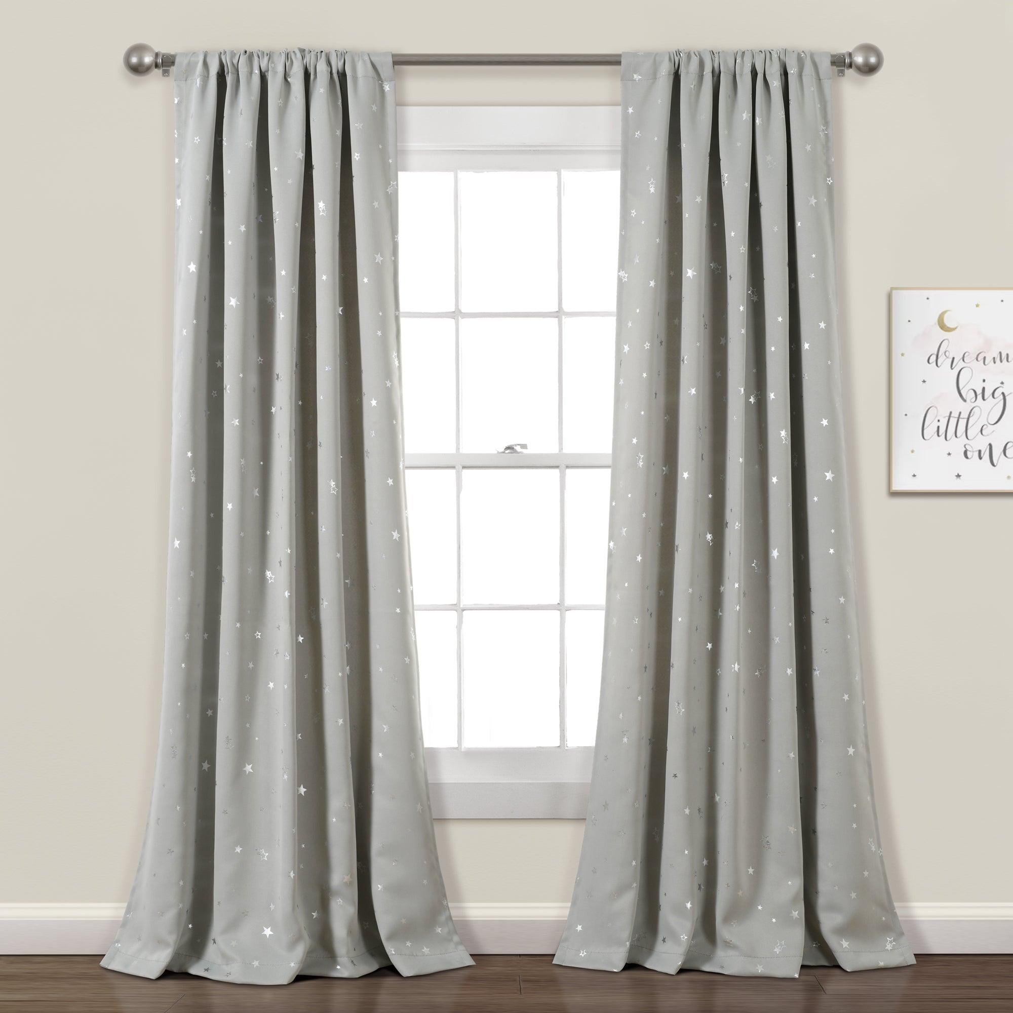 Star Blackout Window Curtain Set