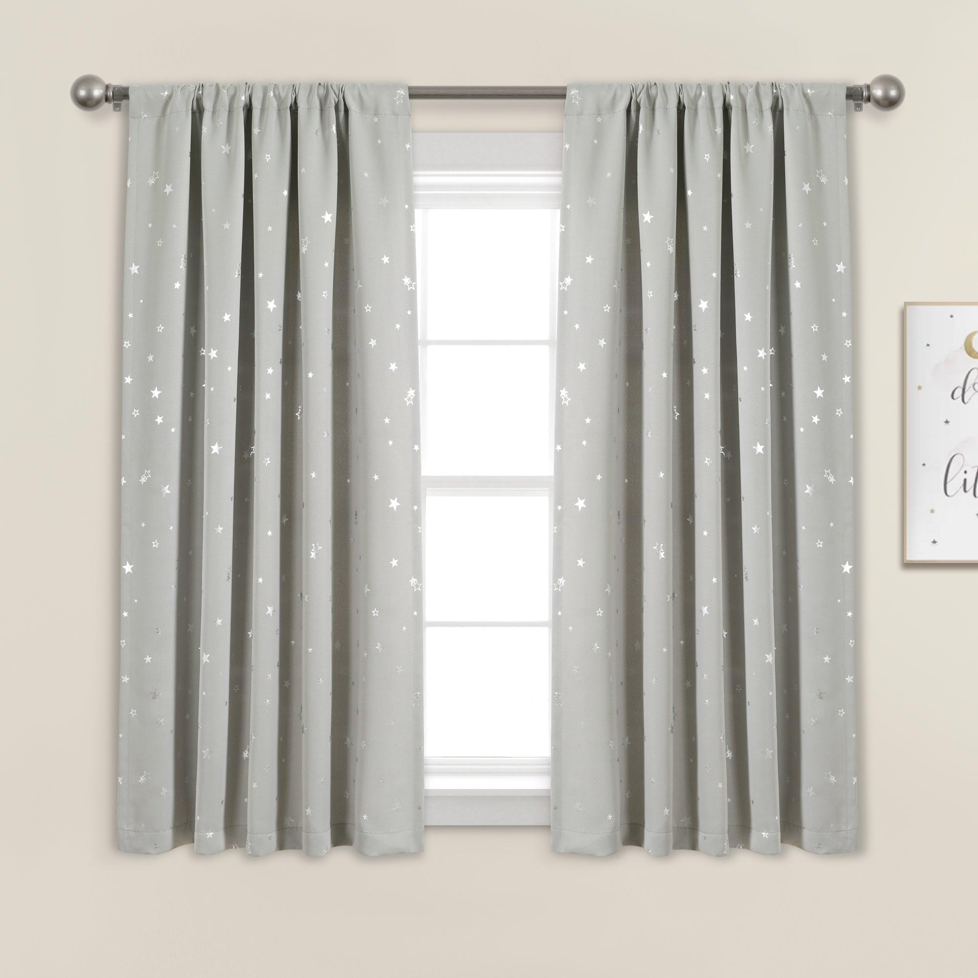 Star Blackout Window Curtain Set