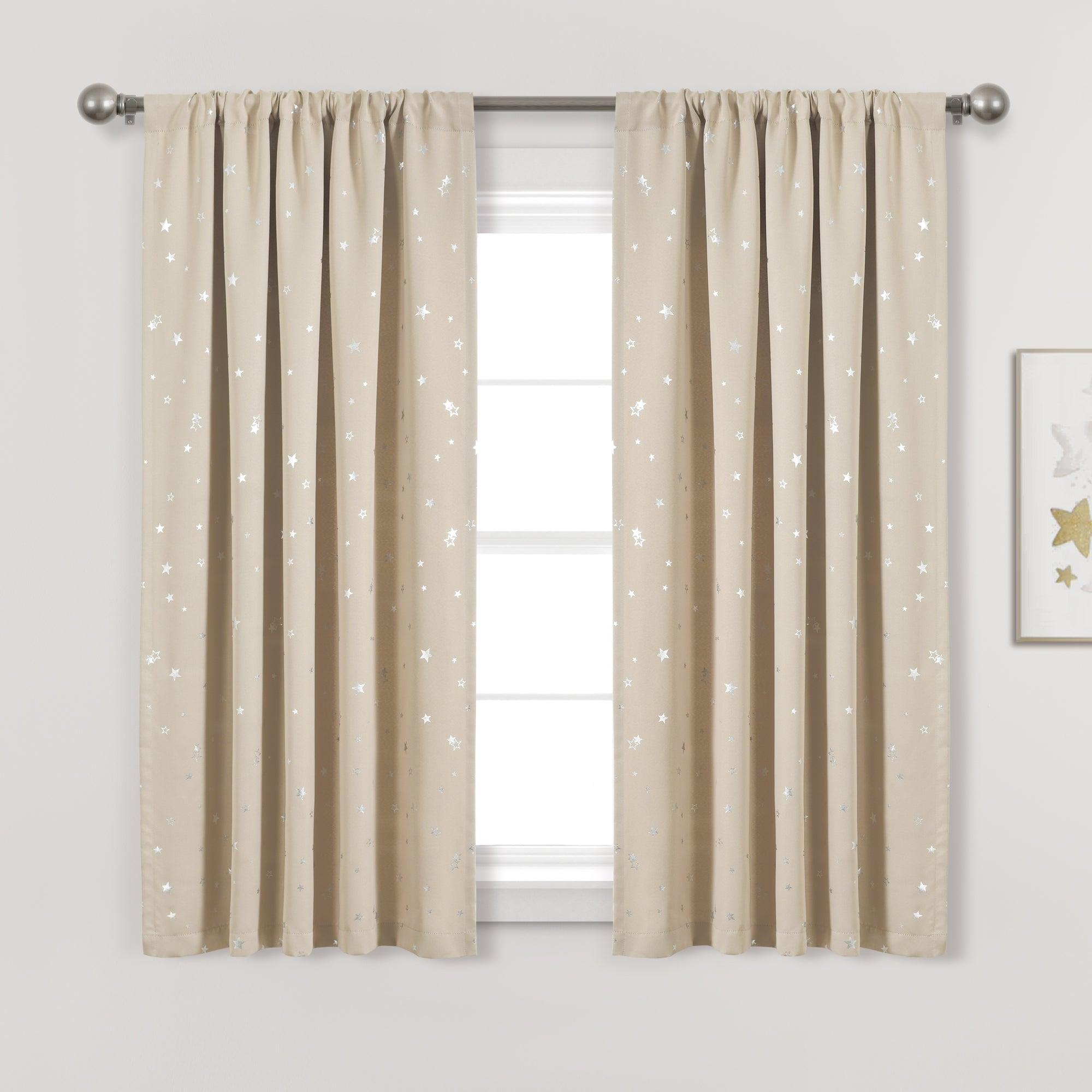 Star Blackout Window Curtain Set