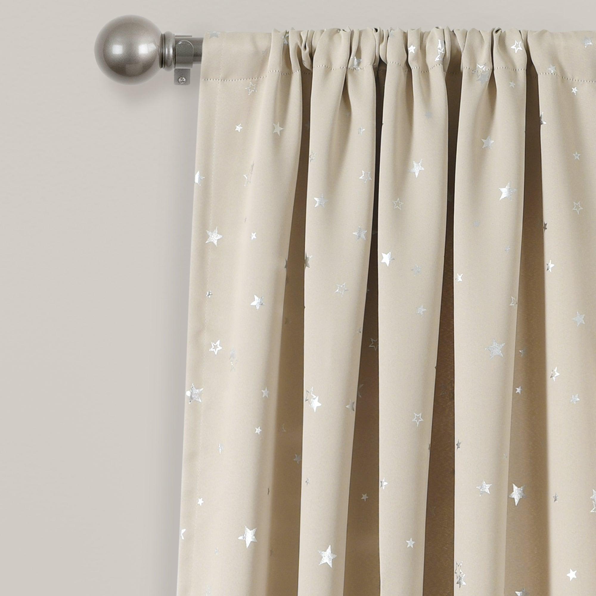 Star Blackout Window Curtain Set