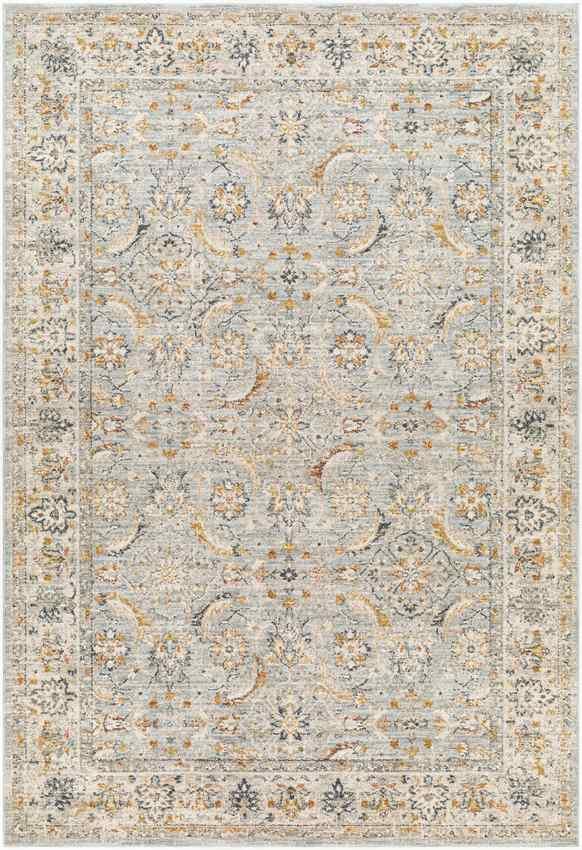 Stepfon Traditional Light Brown Area Rug