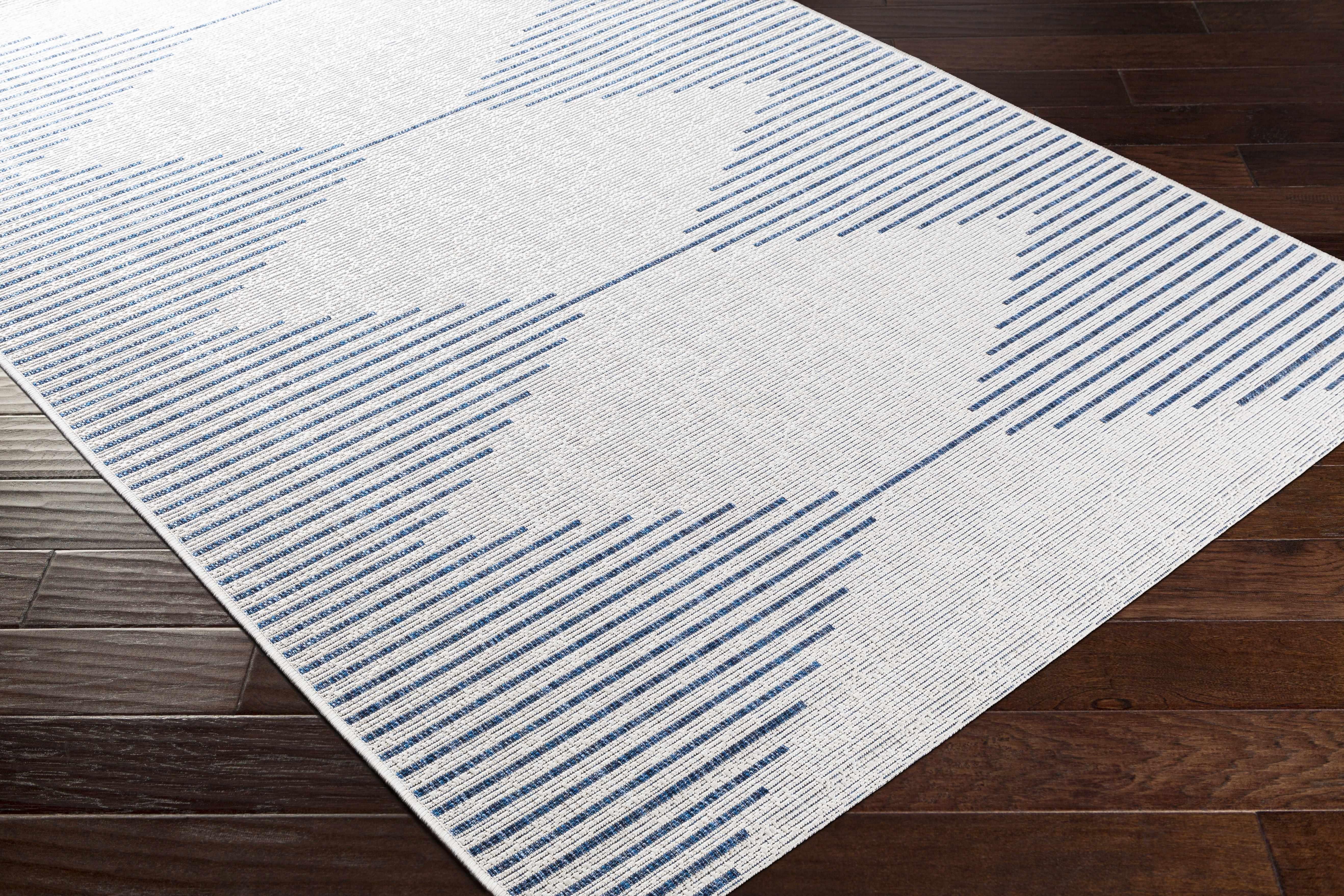 Stephan Blue & Cream Area Rug