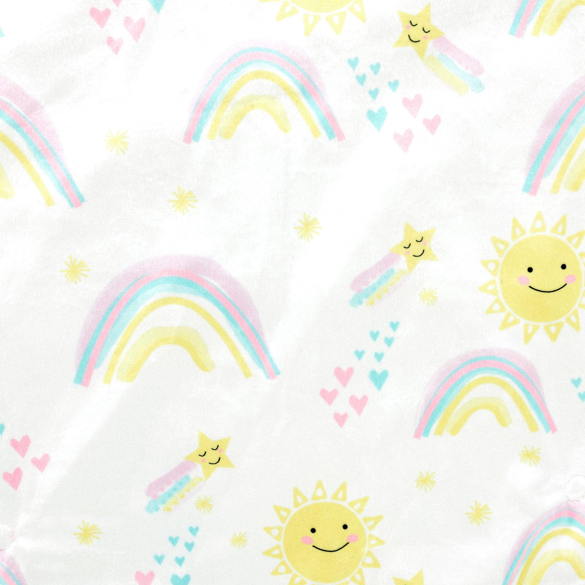 Sunshine Rainbow Soft & Plush Oversized Baby Blanket