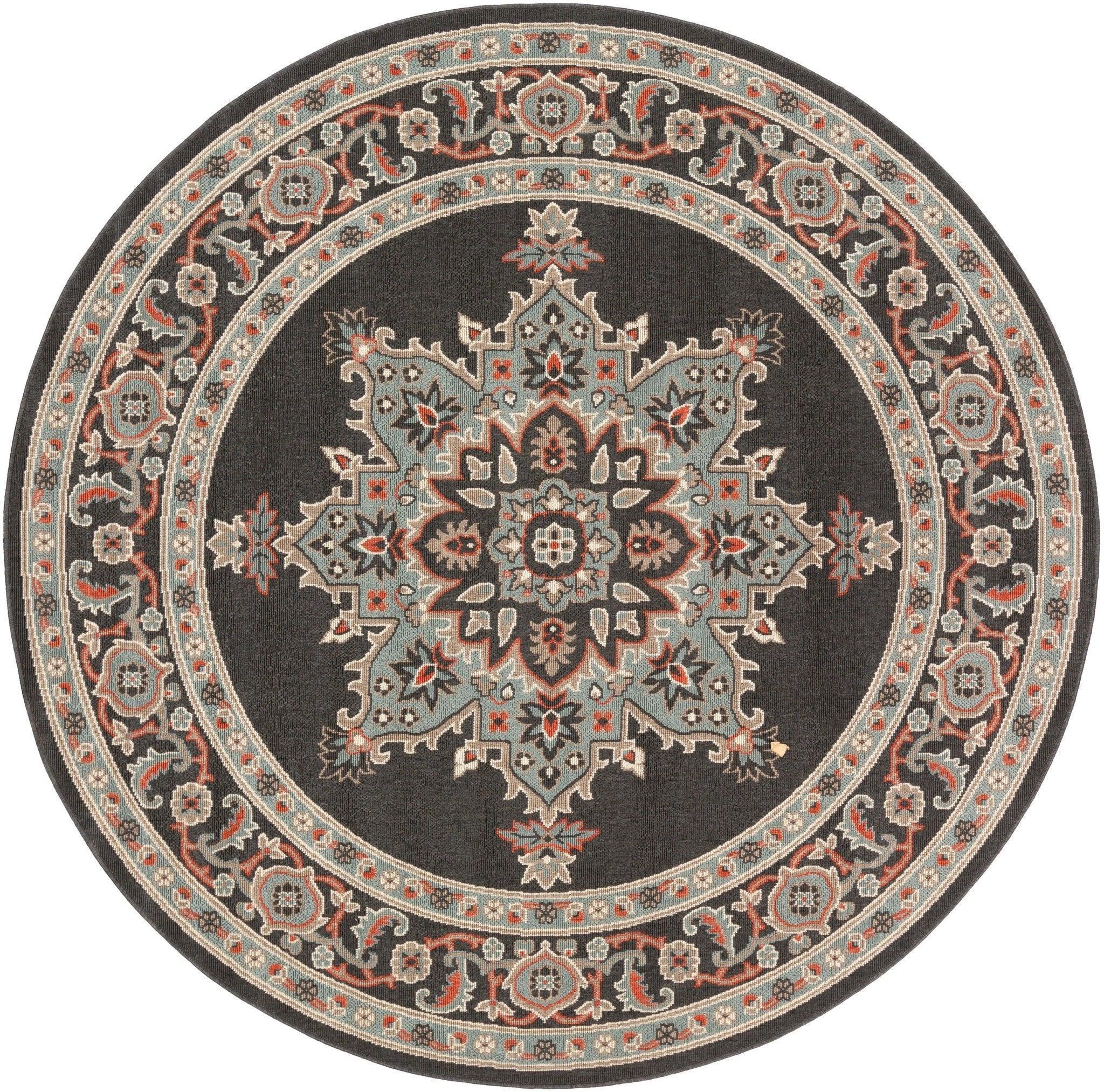 Surya Alfresco ALF-9671 5'3" Round Rug