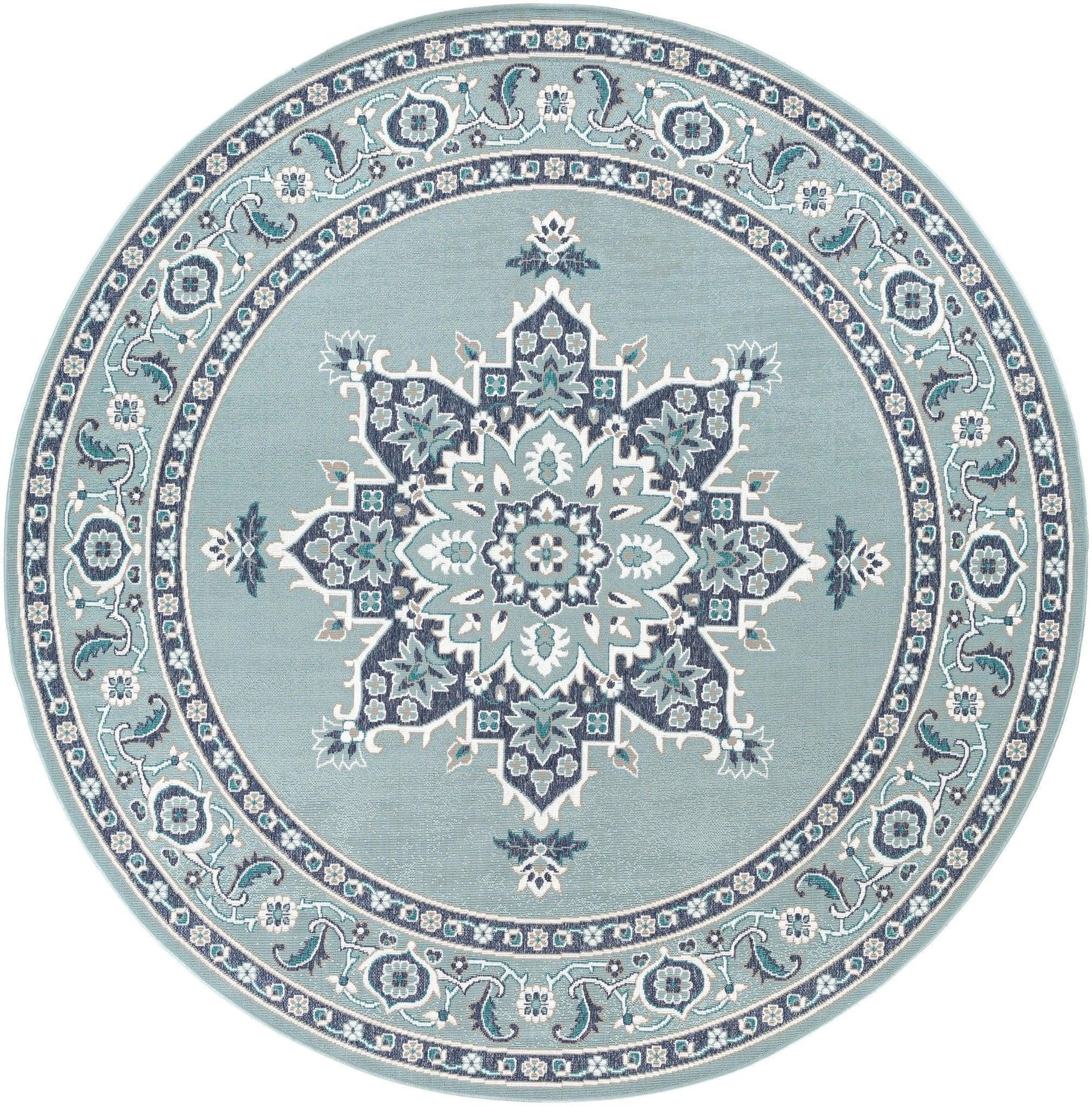 Surya Alfresco ALF-9687 5'3" Round Rug