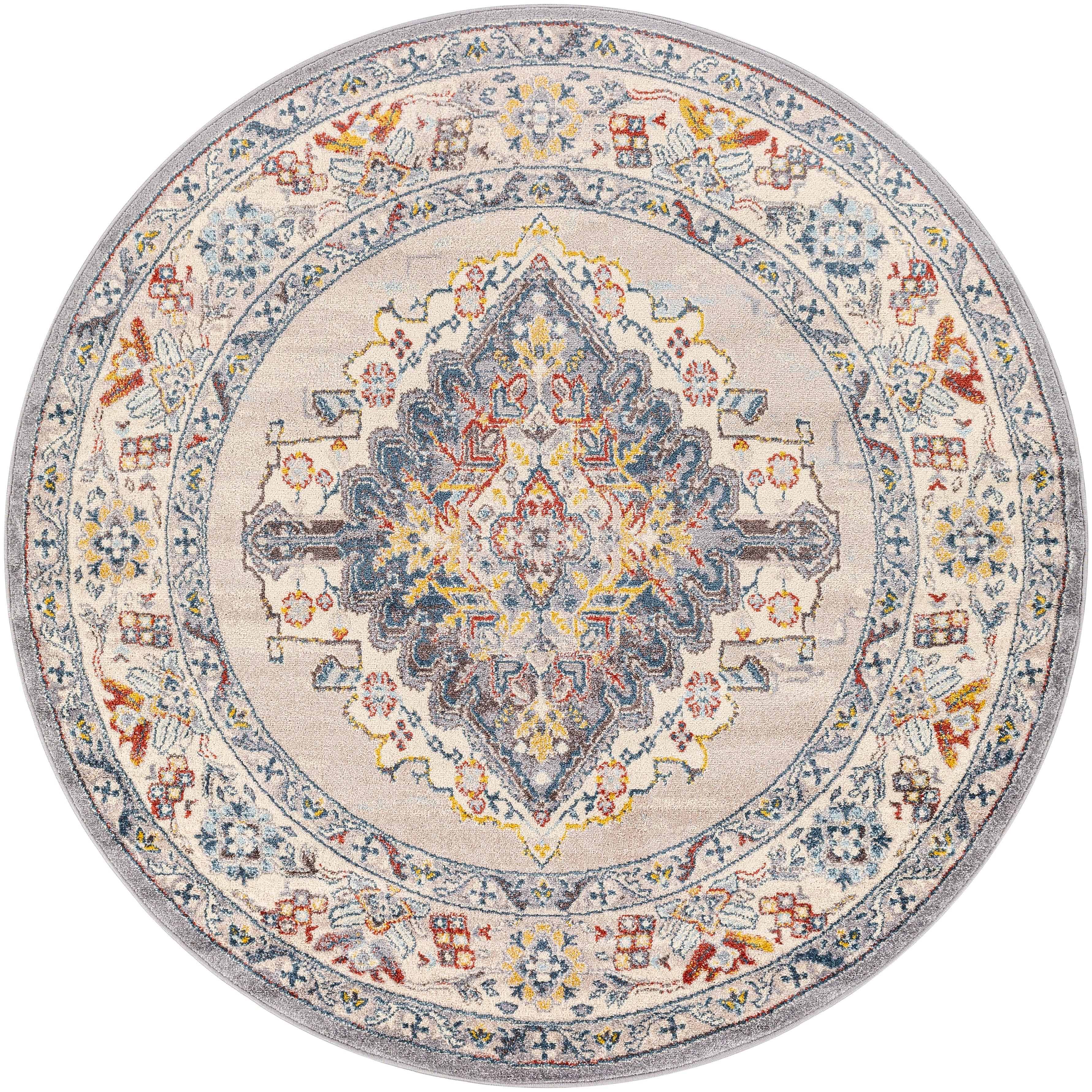 Surya Ankara AKR-2300 5'3" Round Rug