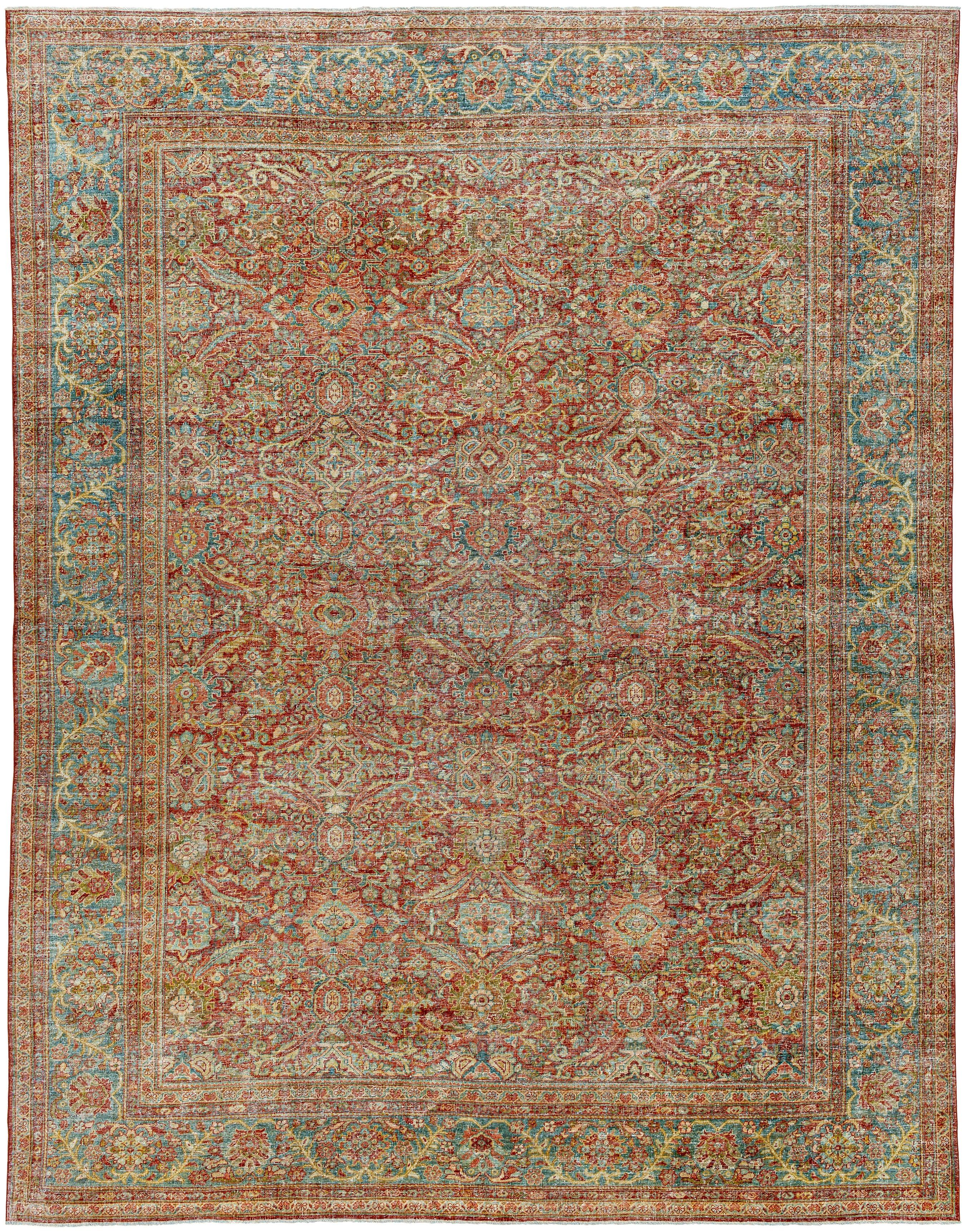 Surya Antique One of a Kind AOOAK-1724 10'4" x 13'5" Area Rug + Free Premium Rug Pad