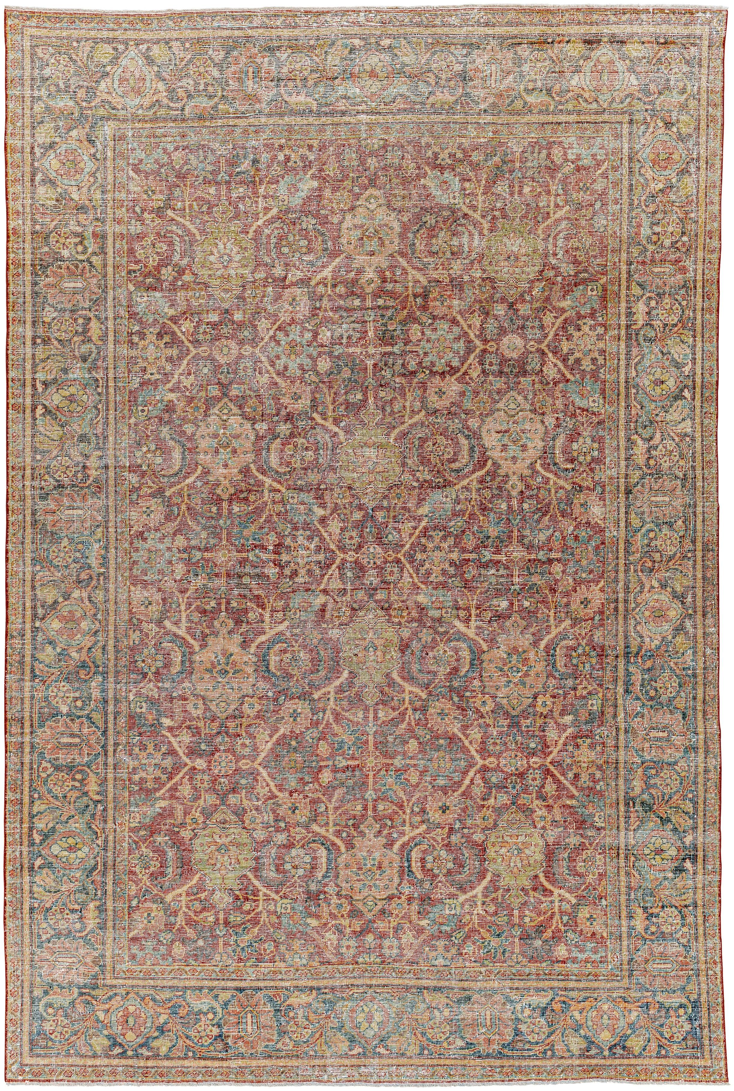 Surya Antique One of a Kind AOOAK-1744 7'1" x 10'7" Area Rug + Free Premium Rug Pad