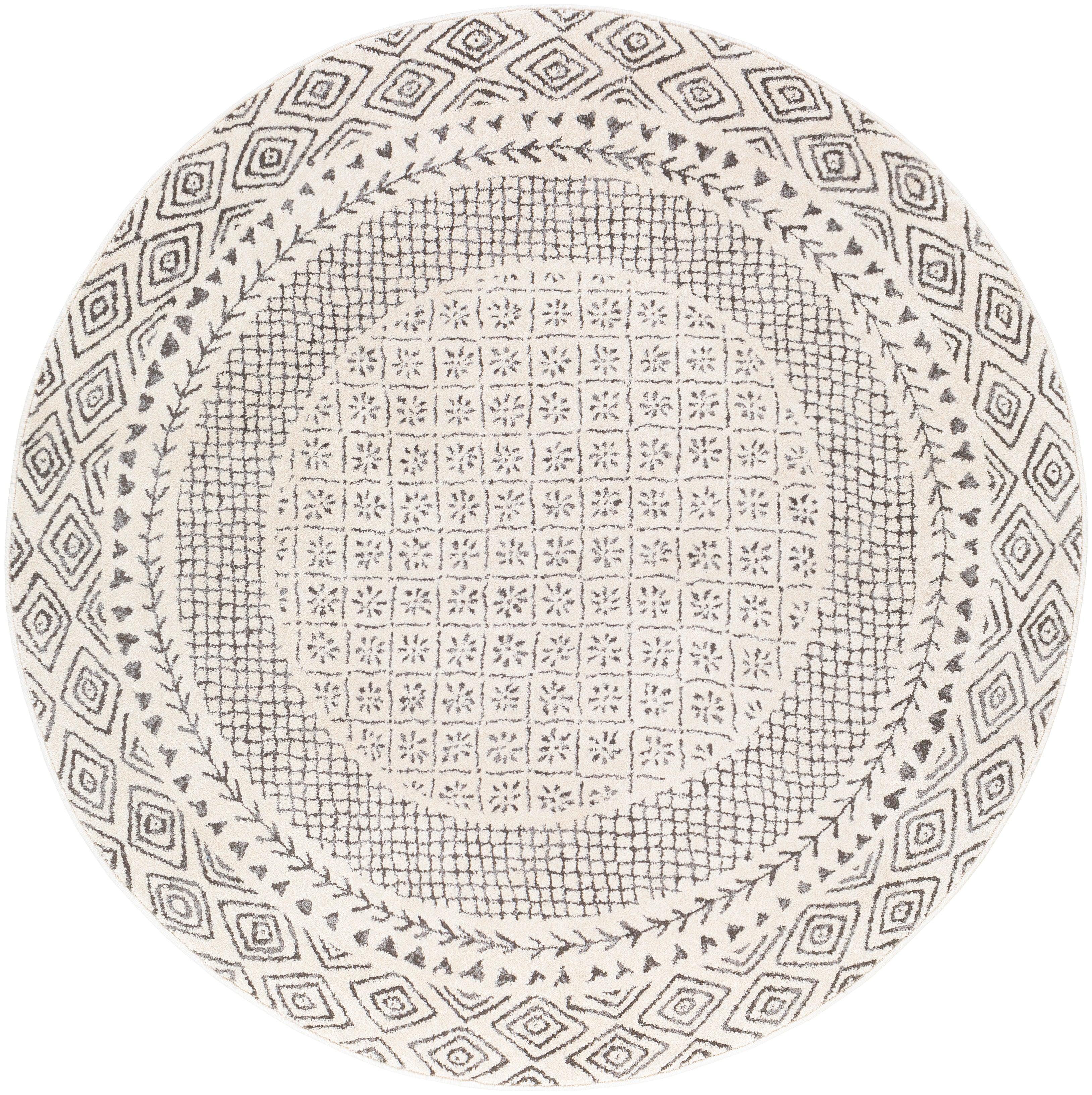 Surya Bahar BHR-2321 5'3" Round Rug