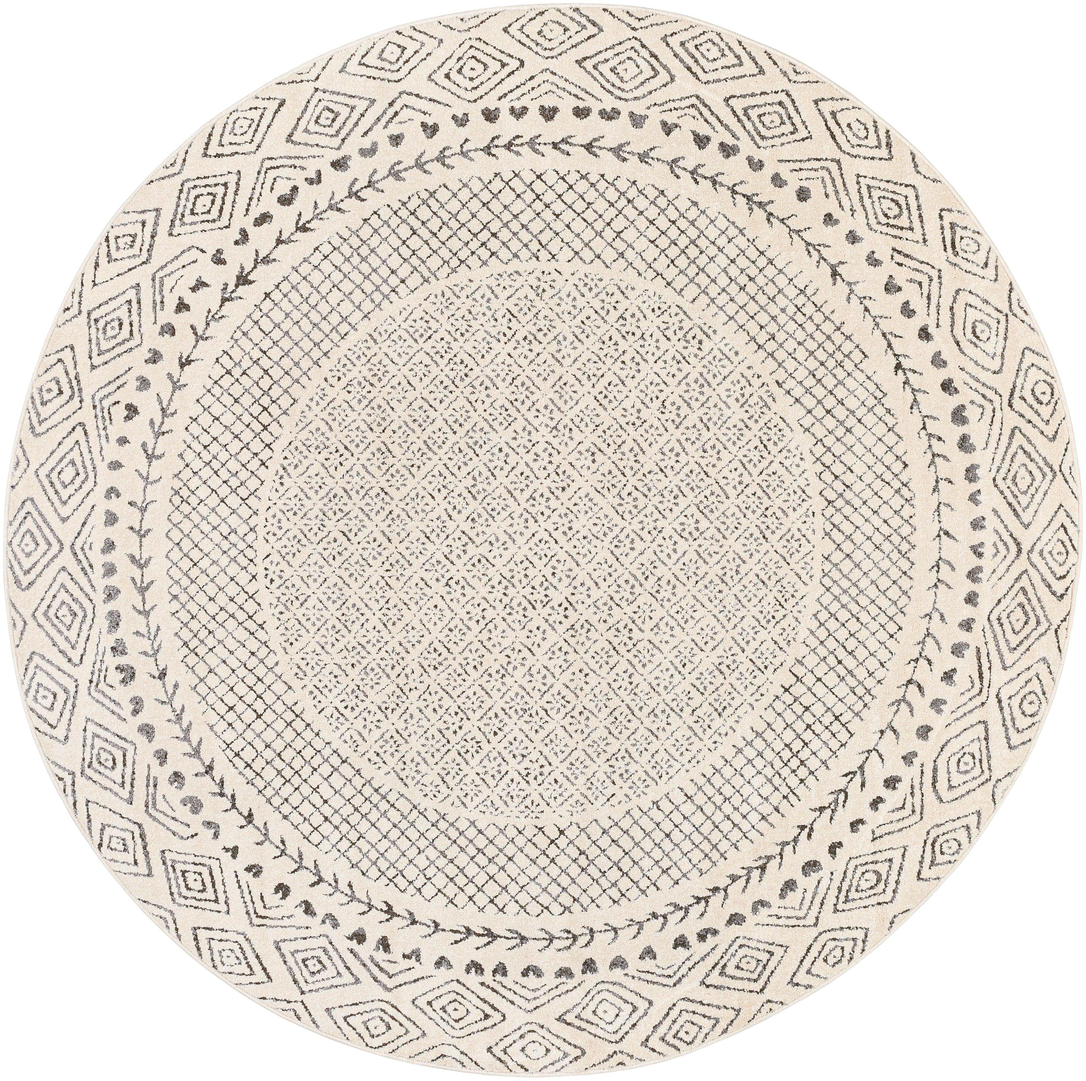 Surya Bahar BHR-2321 6'7" Round Rug