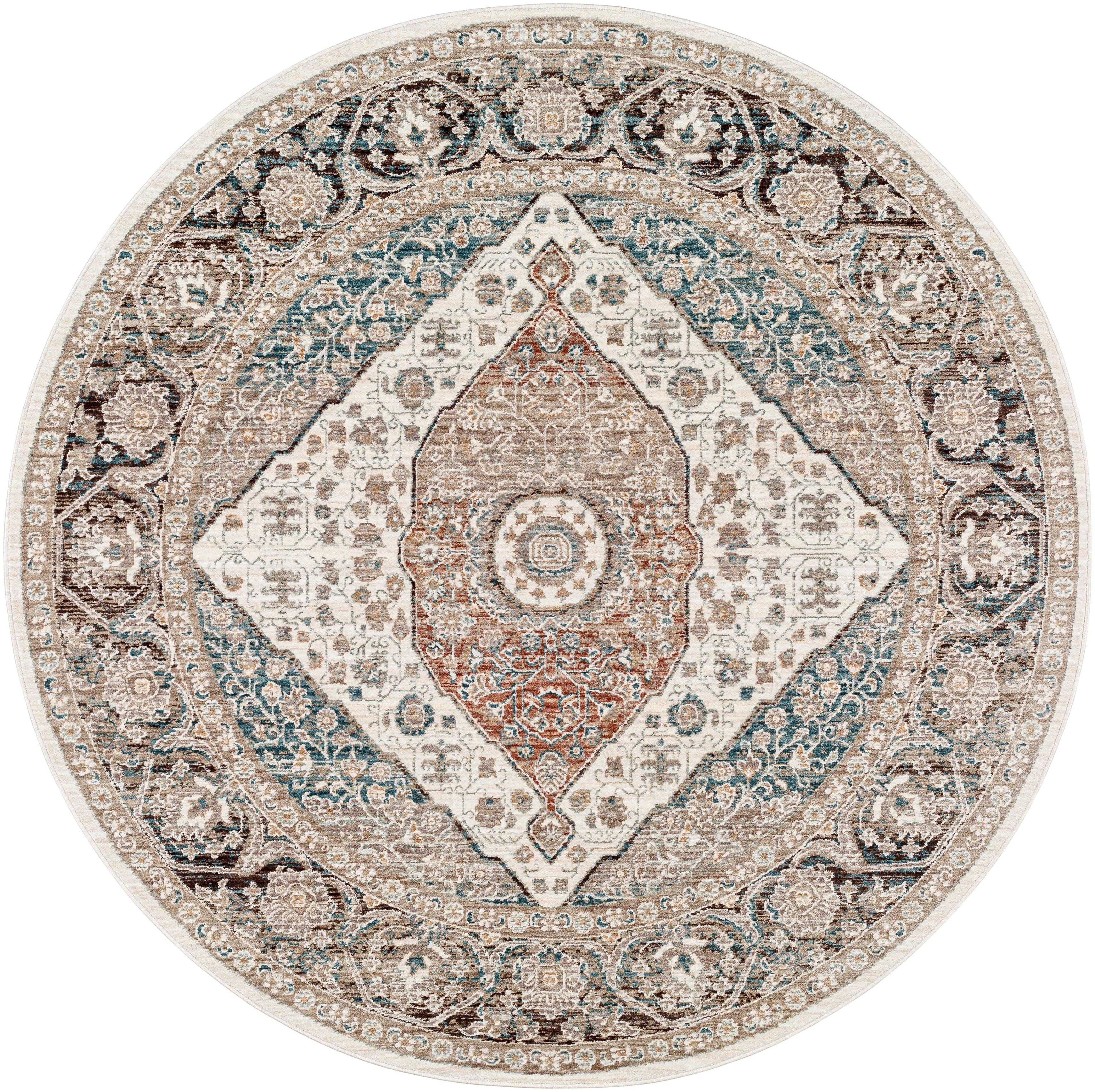 Surya Carlisle CSI-2306 5'3" Round Rug