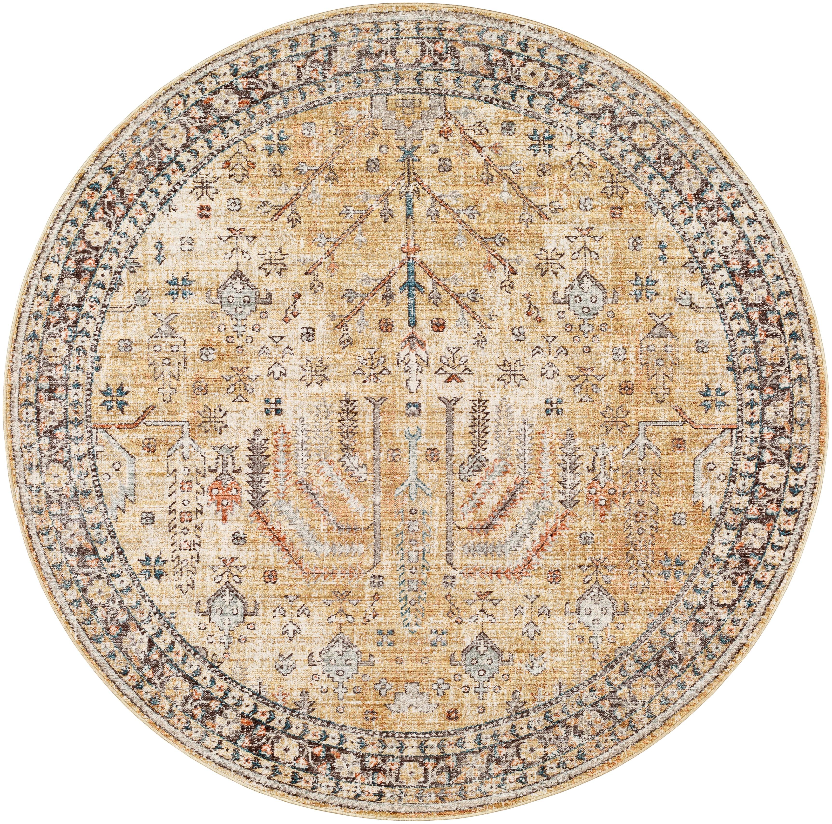 Surya Carlisle CSI-2316 5'3" Round Rug