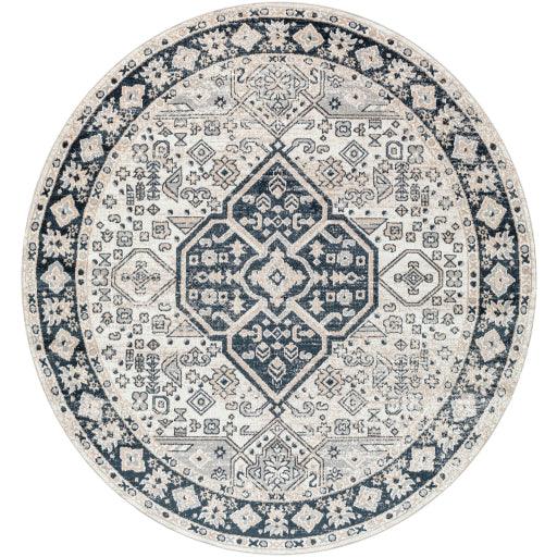 Surya Lavadora LVR-2324 6'7" Round Rug