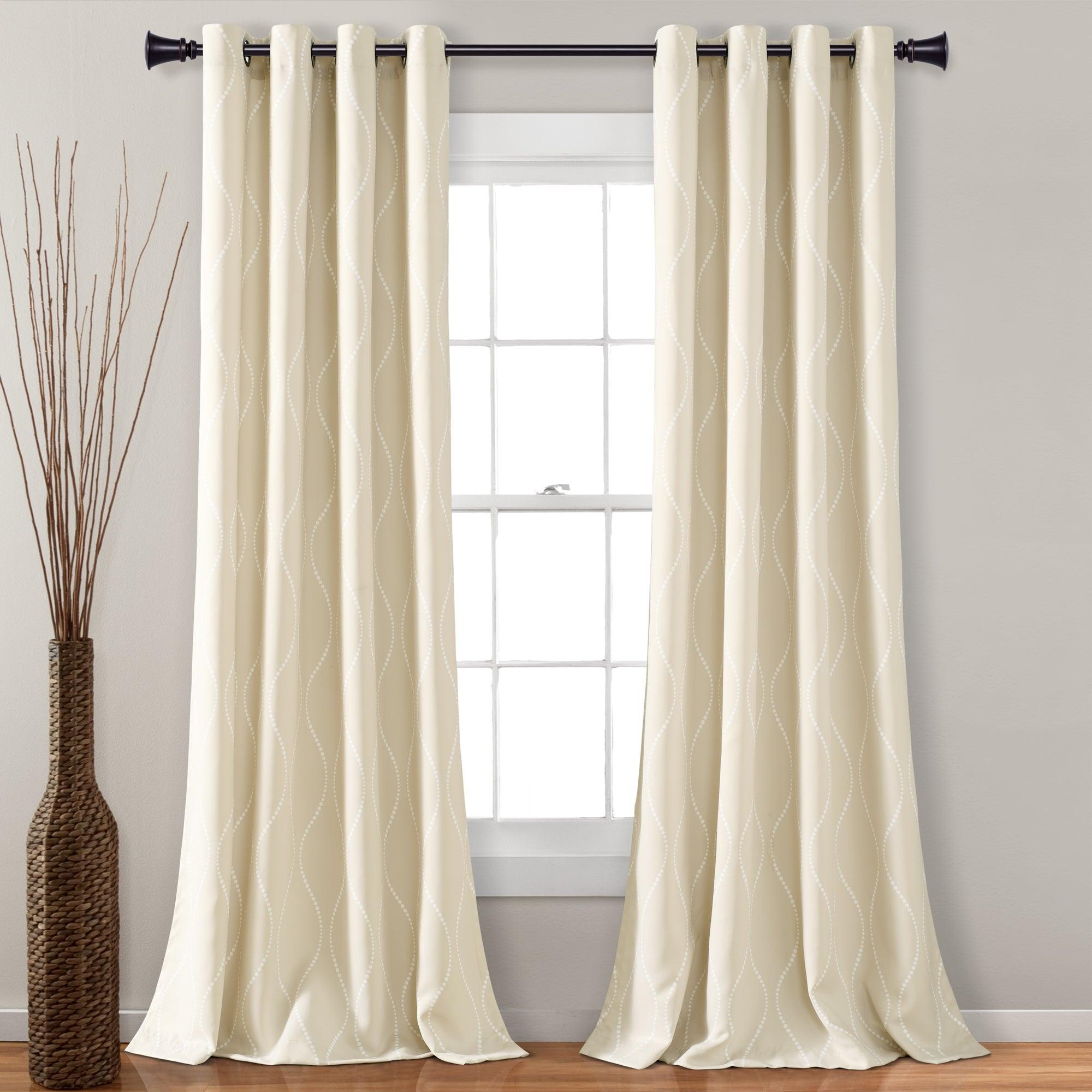 Swirl Light Filtering Window Curtains