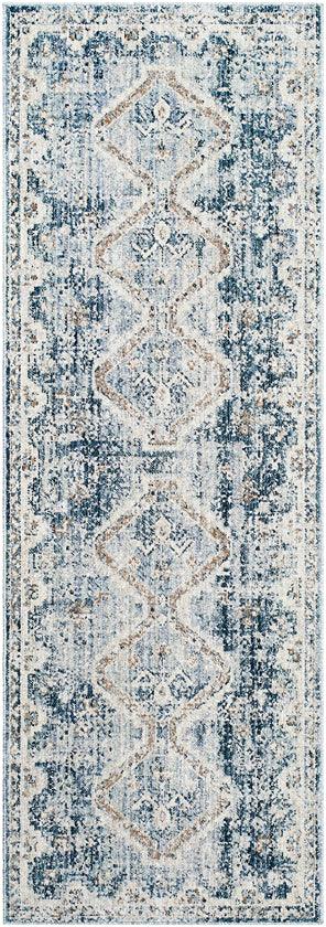 Takesha Traditional Dark Teal Area Rug