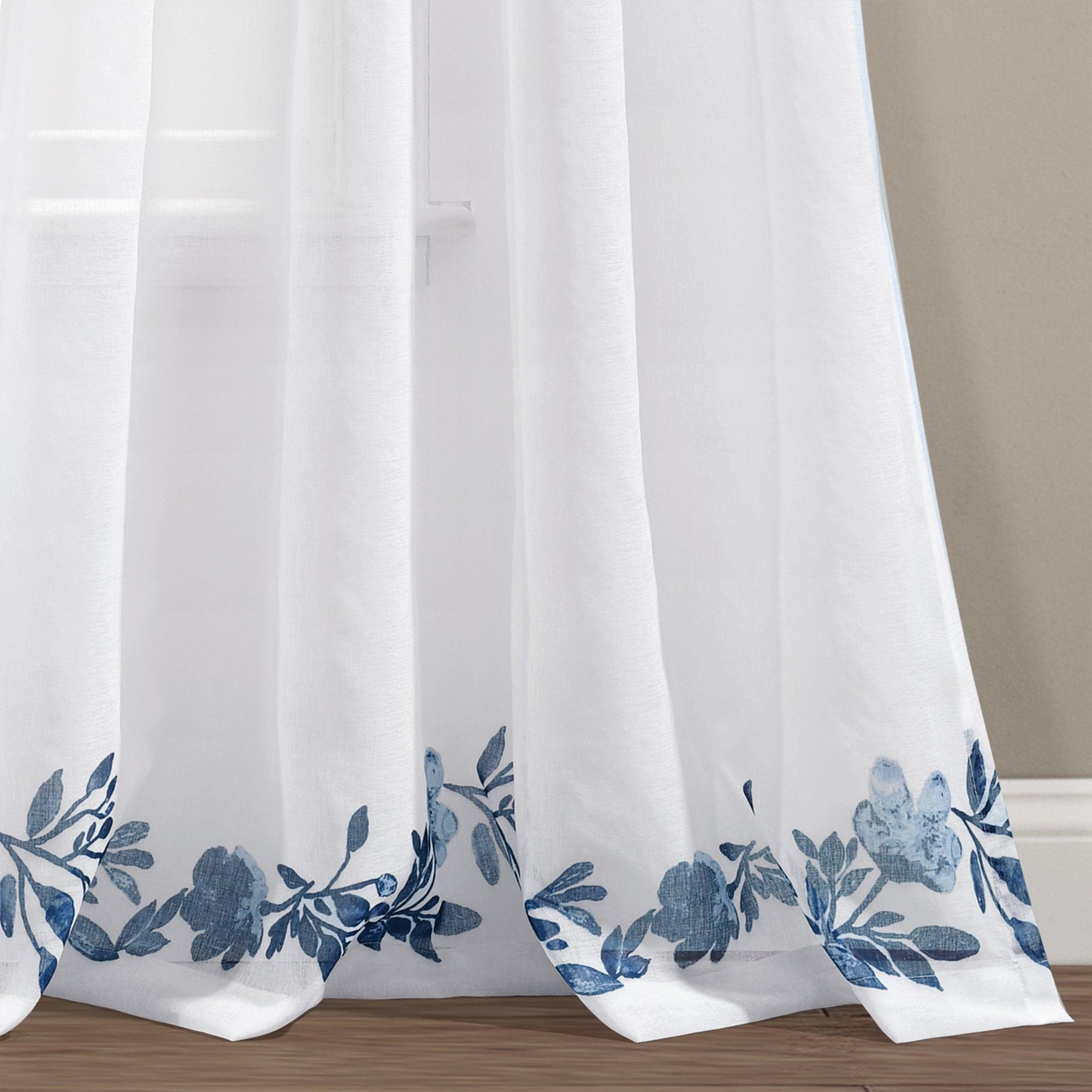 Tanisha Sheer Window Curtain Panel Set