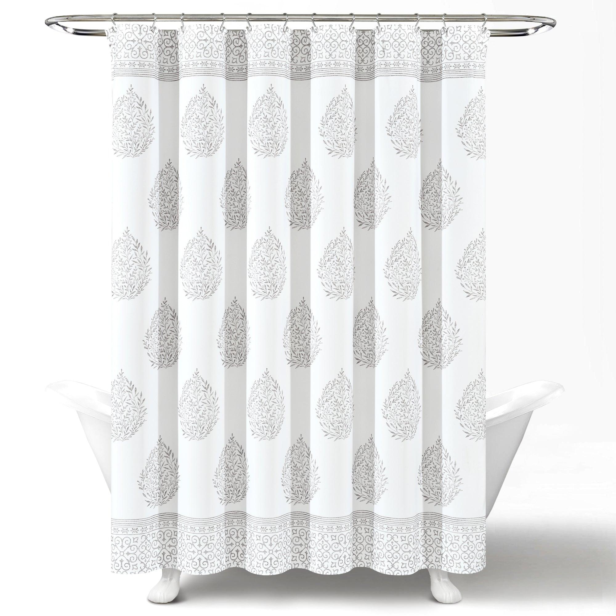 Teardrop Leaf Shower Curtain