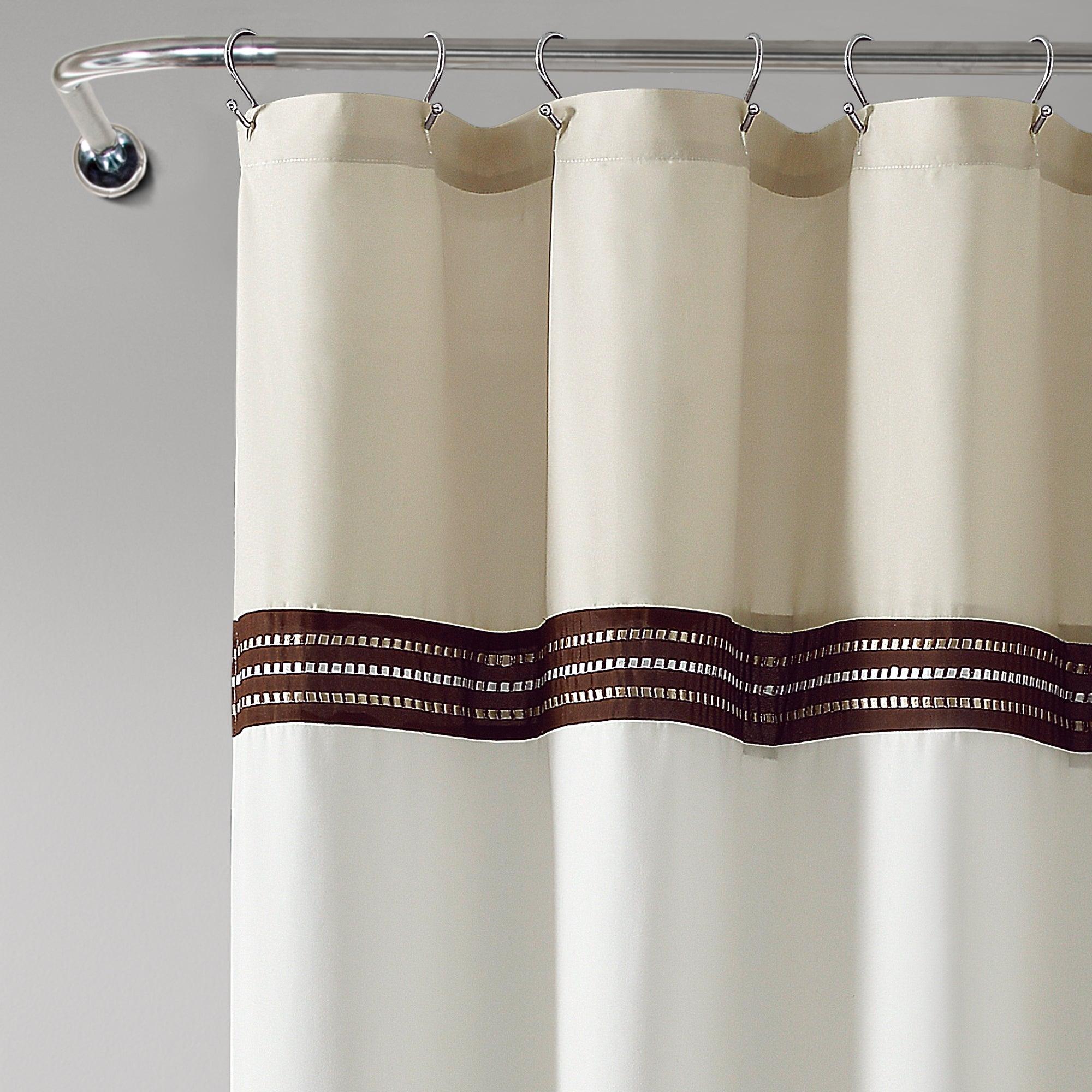 Terra Embroidery Shower Curtain