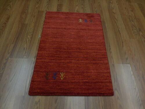 Tibetan Veg Dye Modern Hunting Gabeh Rug 2x3 Ft