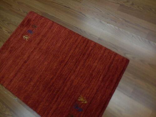 Tibetan Veg Dye Modern Hunting Gabeh Rug 2x3 Ft