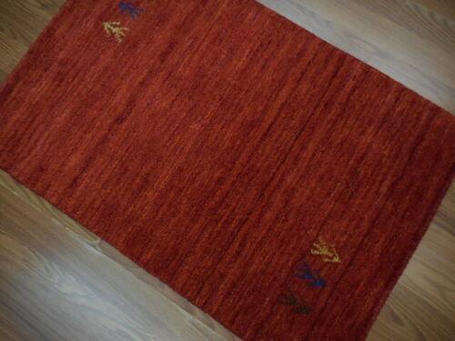 Tibetan Veg Dye Modern Hunting Gabeh Rug 2x3 Ft