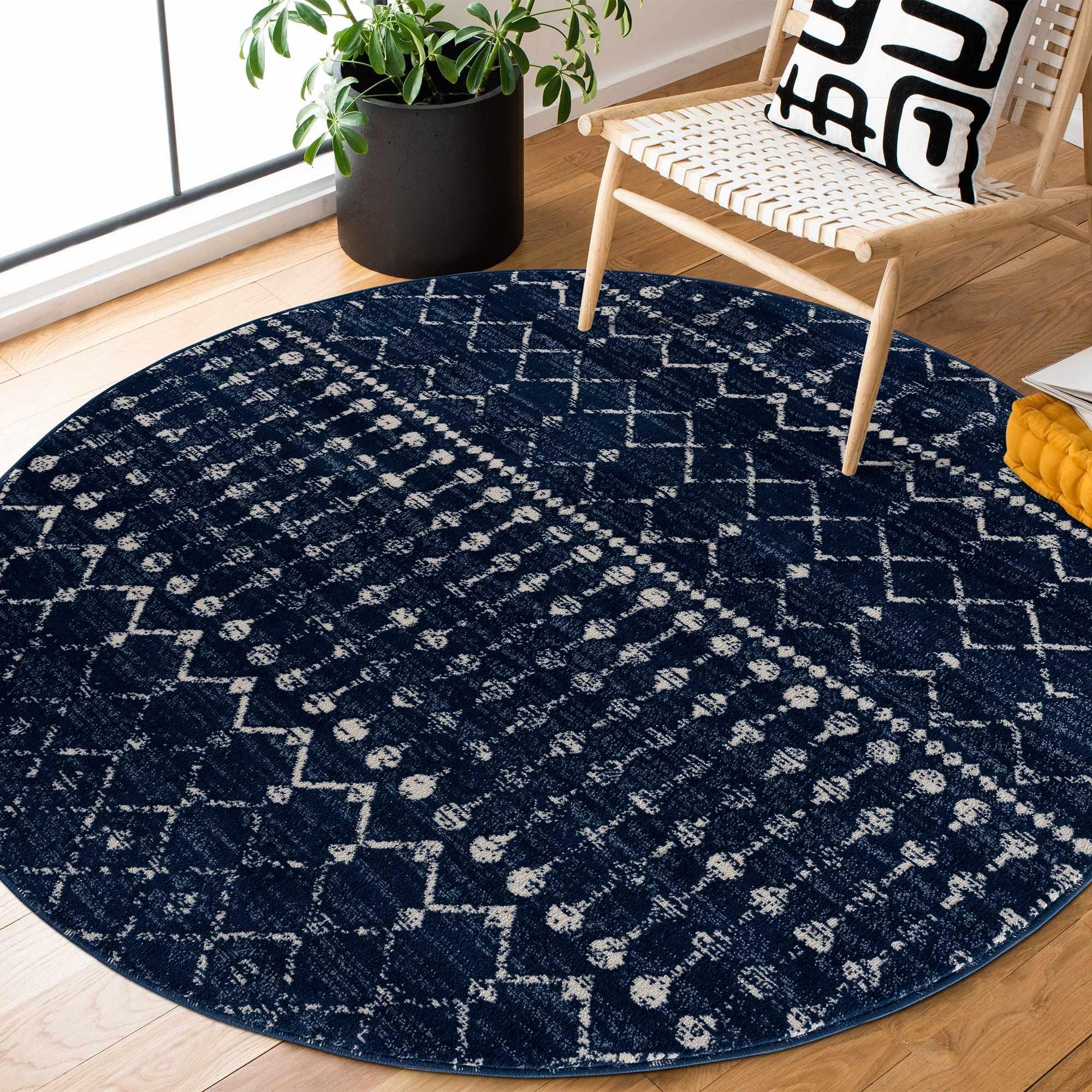 Tigrican Navy 2335 Area Rug