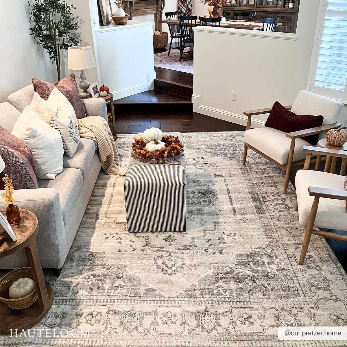 Tigried Ivory & Gray 2315 Area Rug