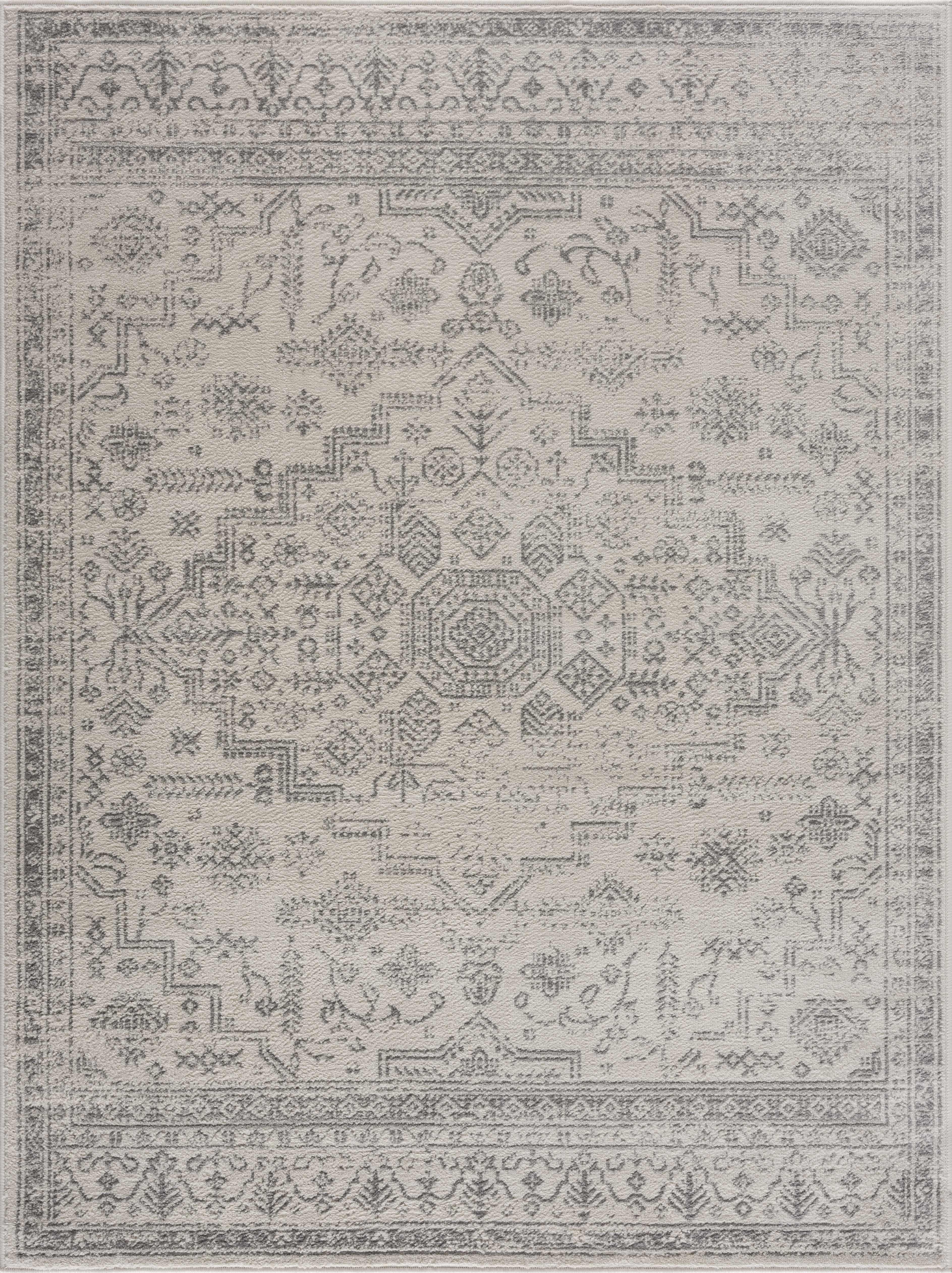 Tigried Ivory & Gray 2323 Area Rug