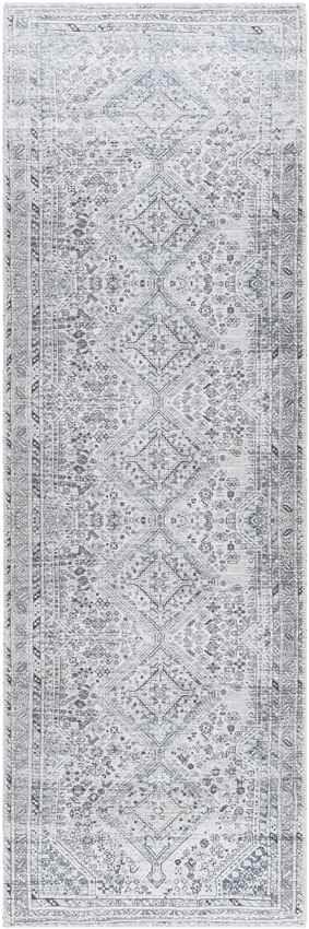 Tonganoxie Traditional Ivory Washable Area Rug