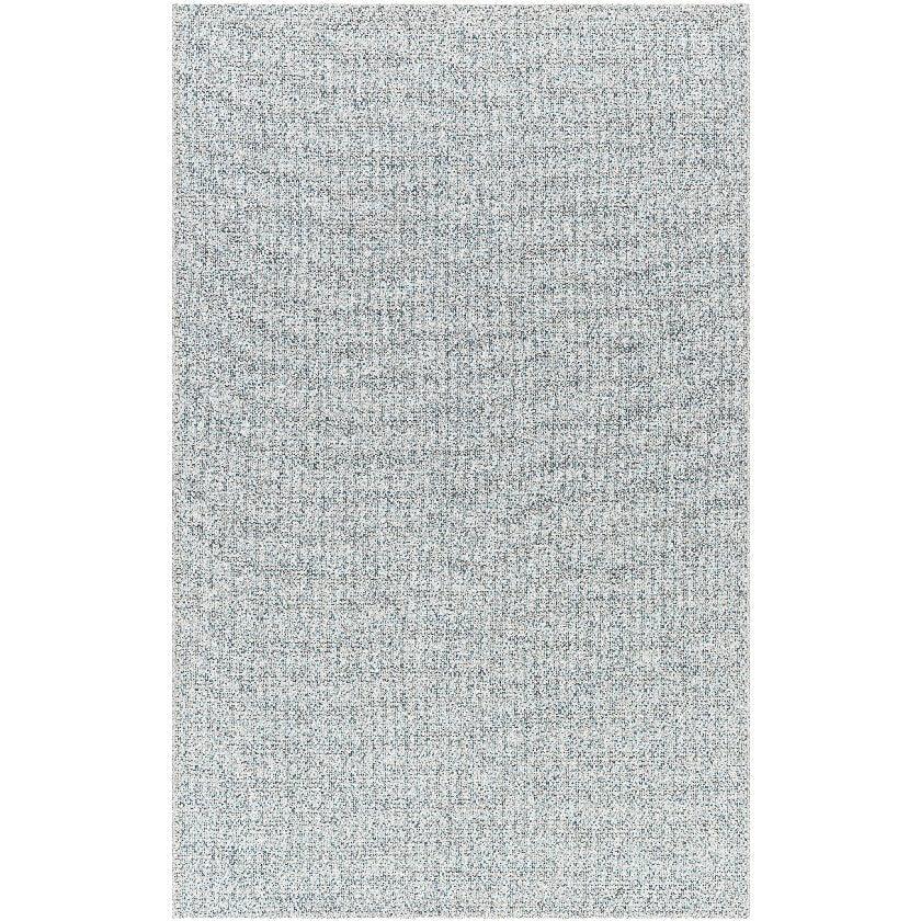 Travious Solid and Border Ash Area Rug