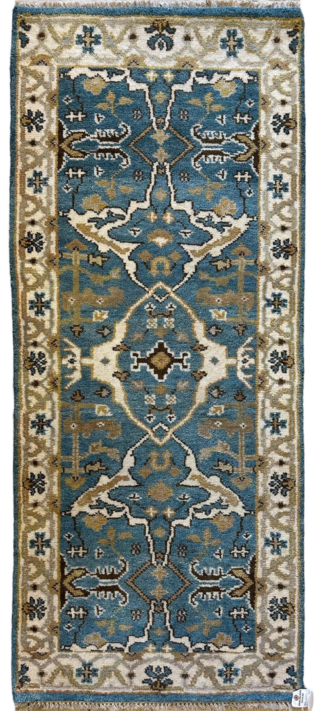 Tribal Oushak Runner Rug 2’7”x6’