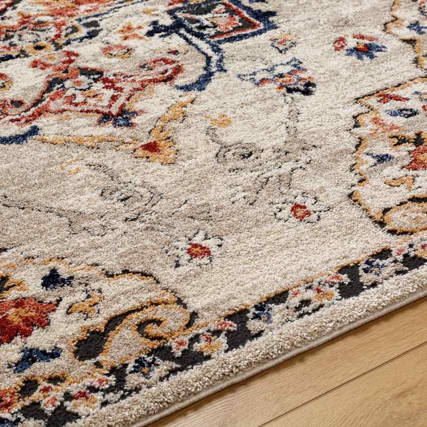 Tyria Traditional Denim Area Rug