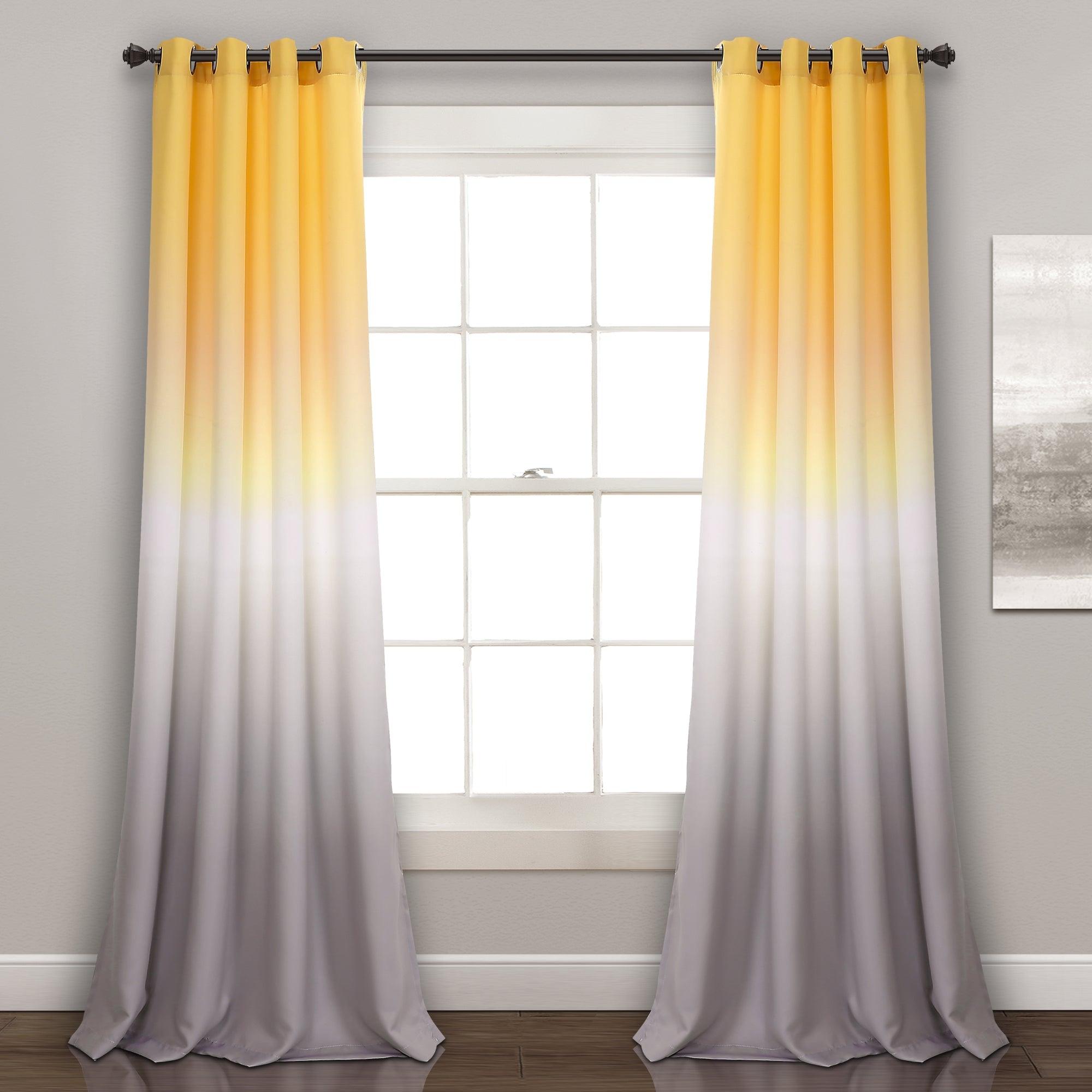 Umbre Fiesta Light Filtering Window Curtain Panel Set