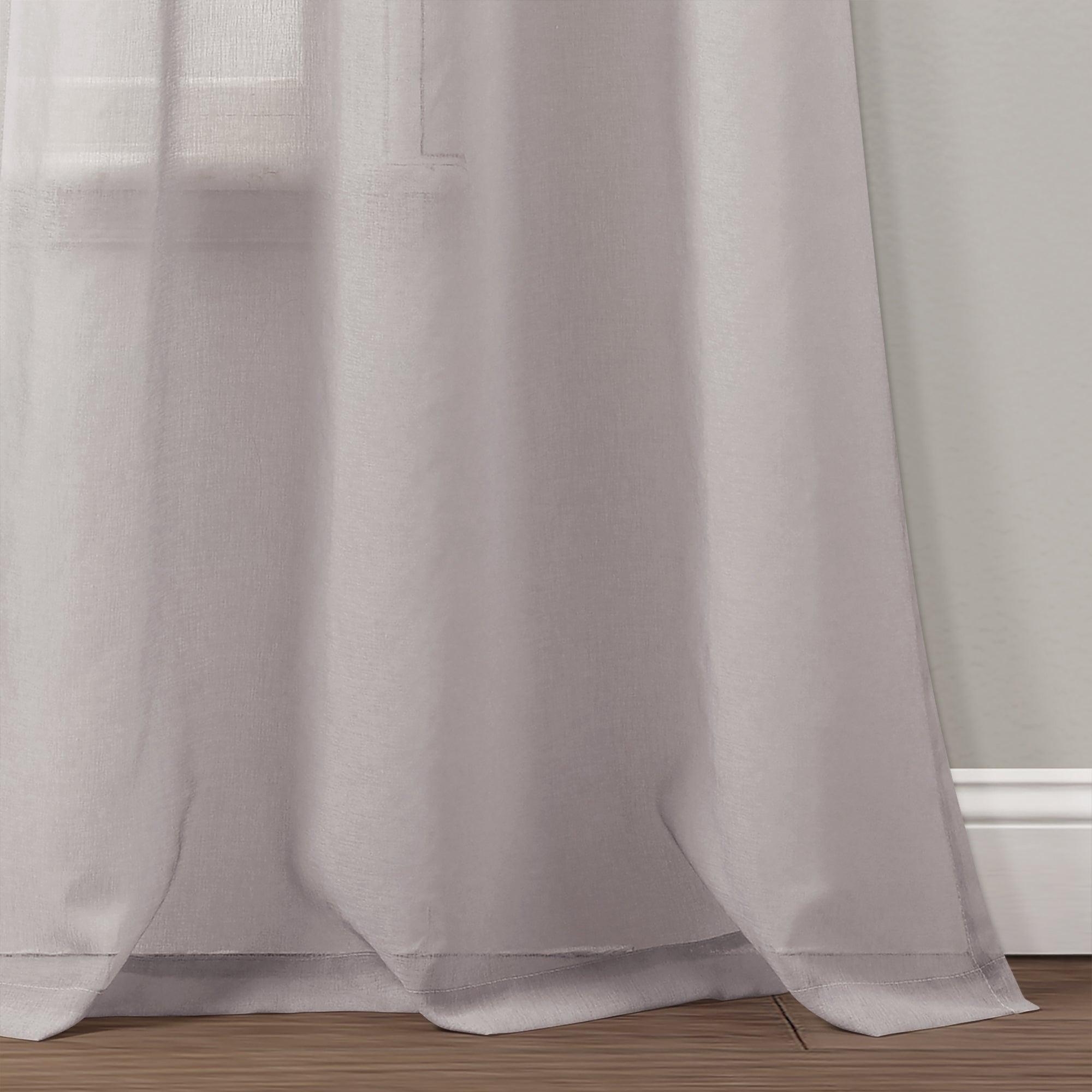 Umbre Fiesta Sheer Window Curtain Panel Set