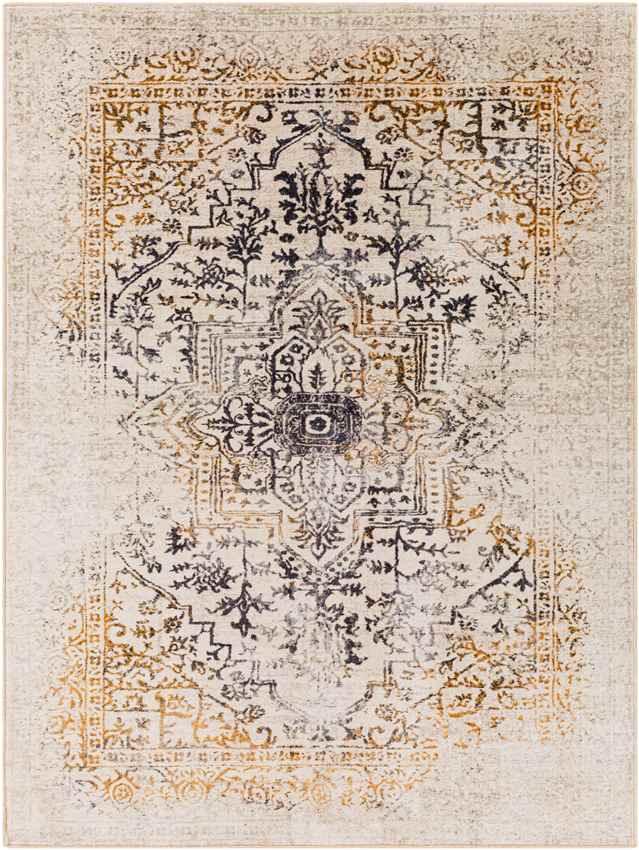 Universal Traditional Cream Washable Area Rug