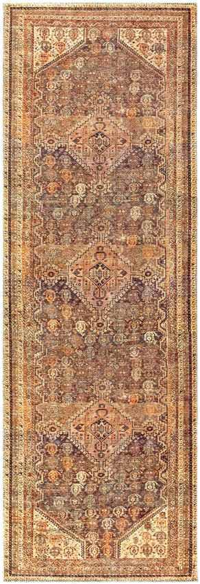 University Park Traditional Saffron Washable Area Rug