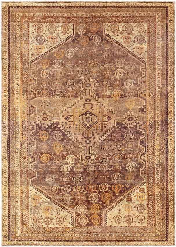 University Park Traditional Saffron Washable Area Rug