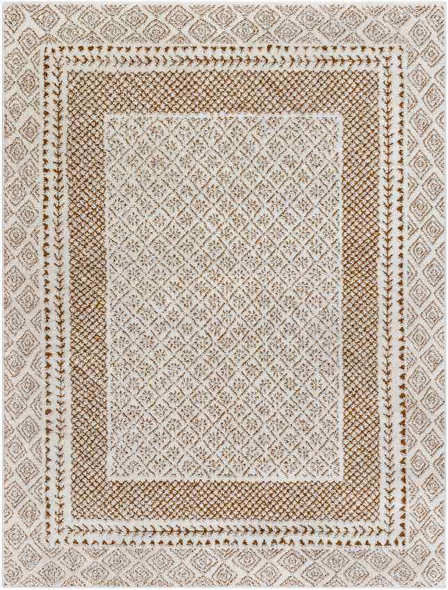 Vada Modern Ivory/Brown Area Rug