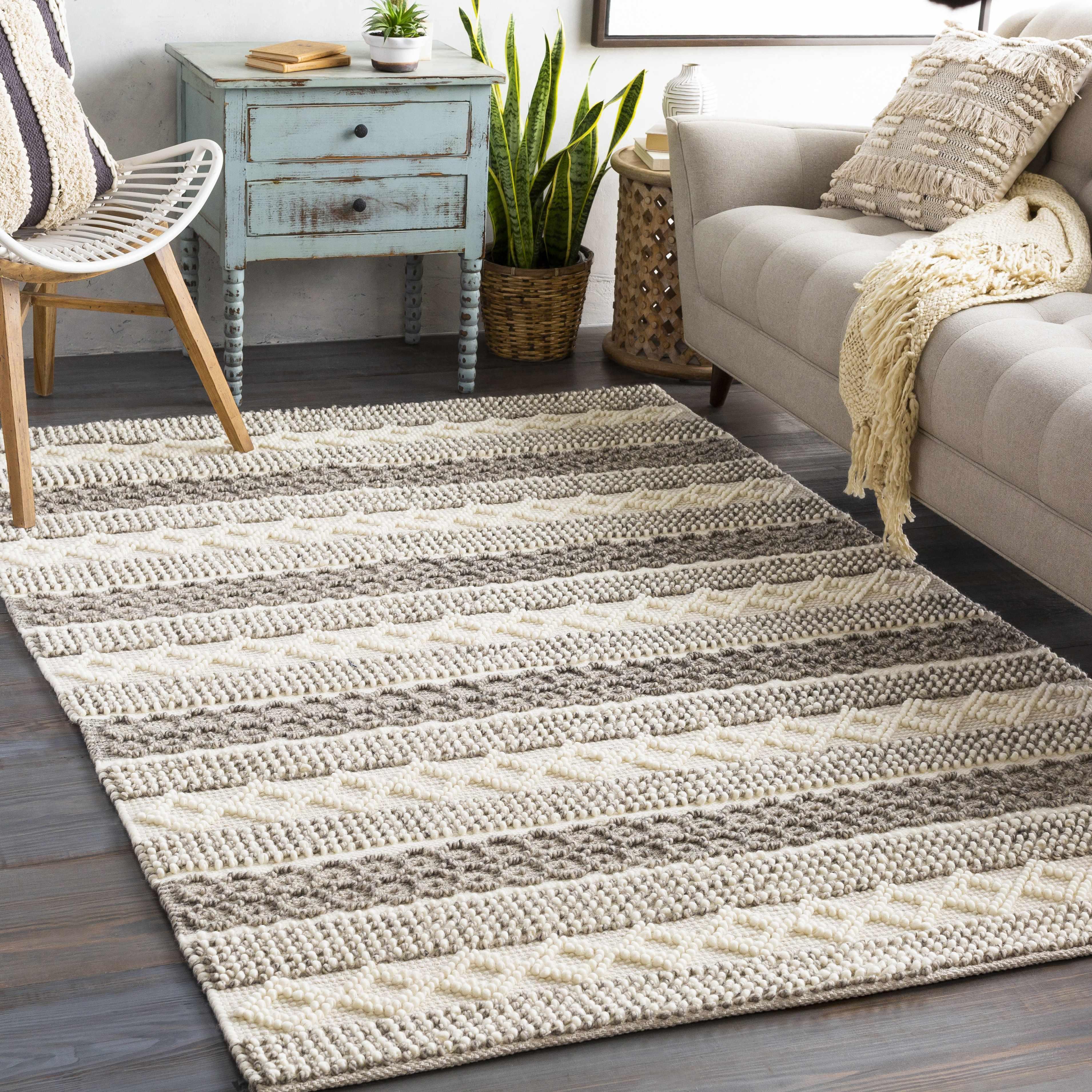 Valley Cream&Beige Scandi Boho Carpet