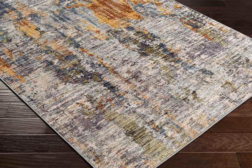 Van Buren Modern Charcoal Washable Area Rug