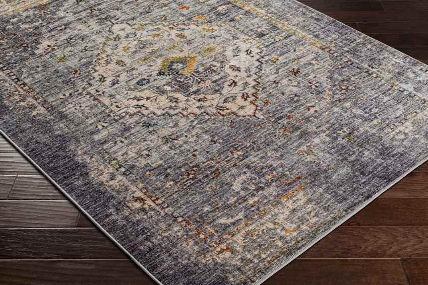 Veedersburg Traditional Dark Brown Washable Area Rug