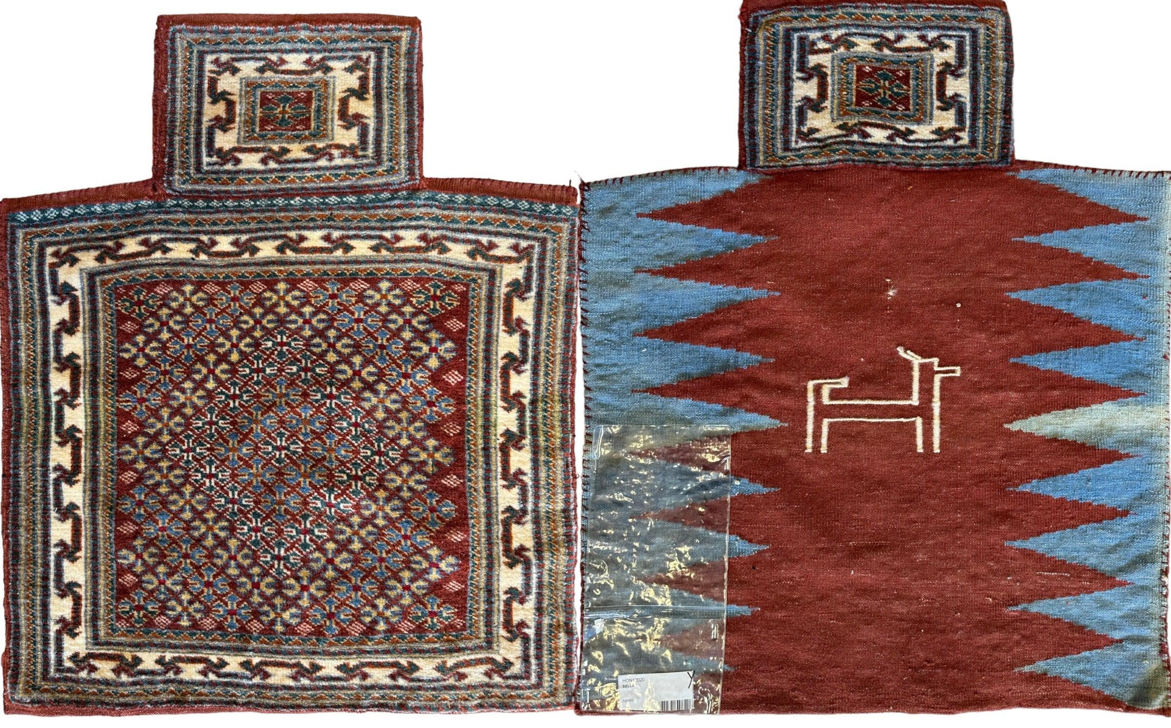 Vintage Nomadic Baluch Salt Bag Rug