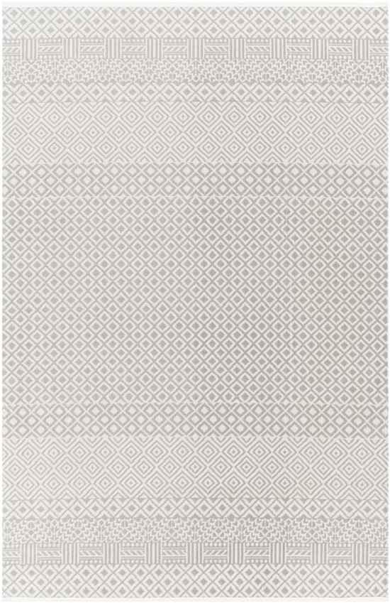 Waynetown Global Gray Washable Area Rug