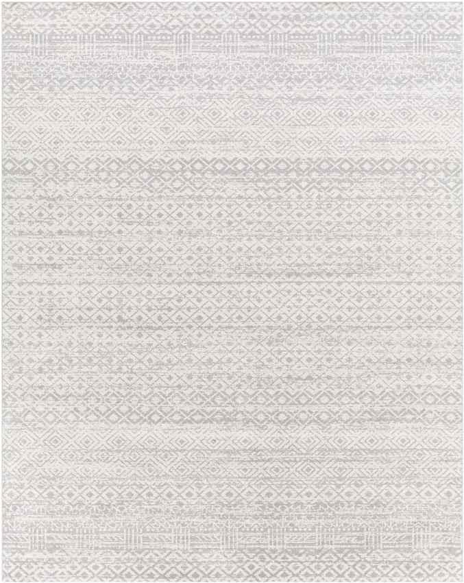 Waynetown Global Light Gray Washable Area Rug