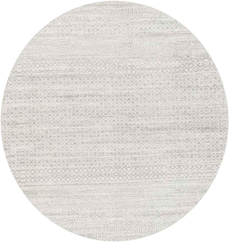 Waynetown Global Light Gray Washable Area Rug