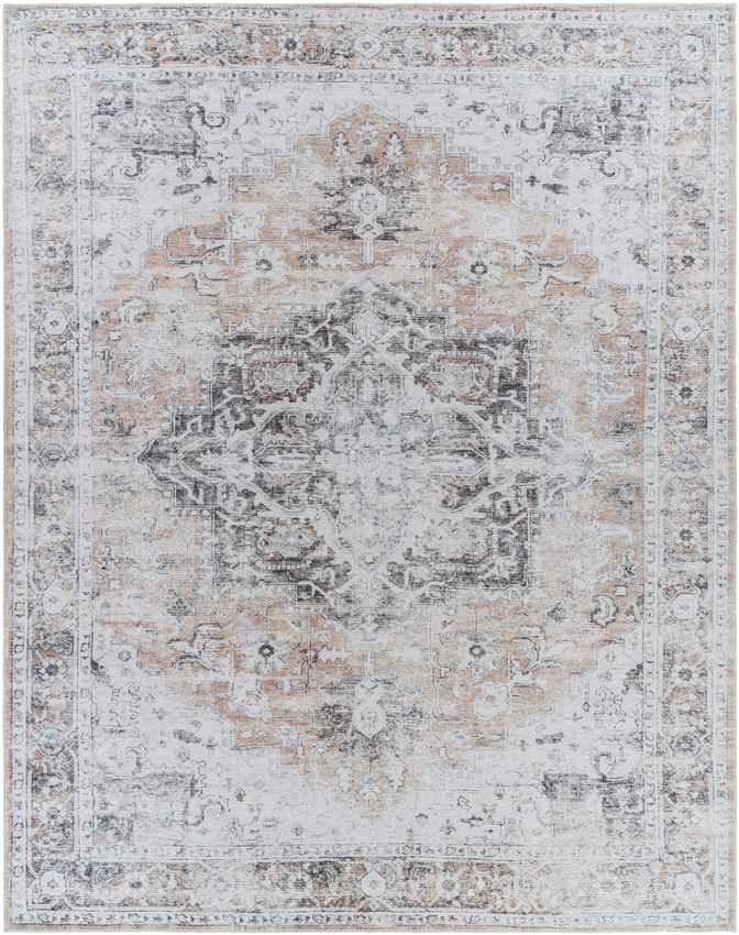 West Okoboji Traditional Gray Washable Area Rug