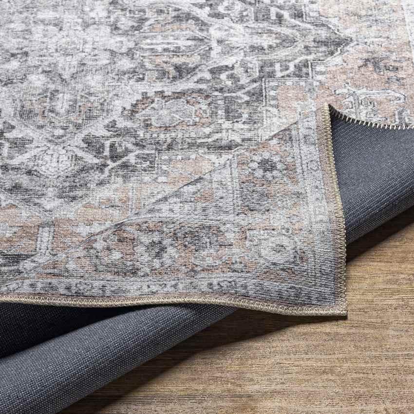 West Okoboji Traditional Gray Washable Area Rug